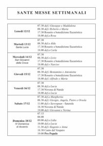 Intenzioni del 11/12/2017
