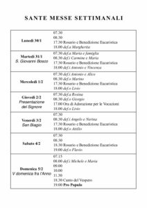 Intenzioni del 30/01/2017