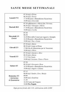 Intenzioni del 27/02/2017