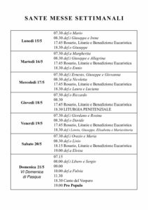 Intenzioni del 15/05/2017