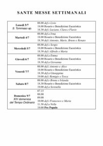 Intenzioni del 03/07/2017