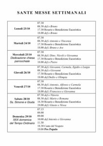 Intenzioni del 23/10/2017