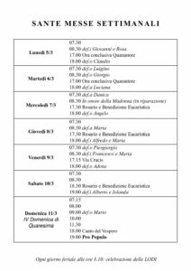 Intenzioni del 05/03/2018