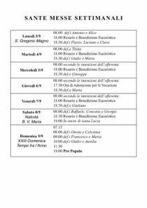 Intenzioni del 02/09/2019