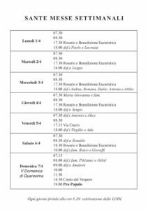 Intenzioni del 01/04/2019