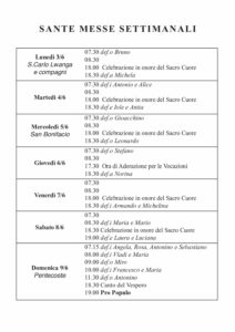 Intenzioni del 03/06/2019