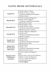 Intenzioni del 07/12/2020