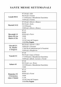 Intenzioni del 27/12/2021