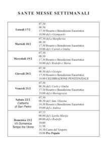 Intenzioni del 08/02/2021