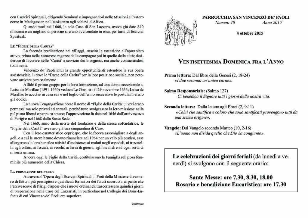 Avvisi del 04/10/2015