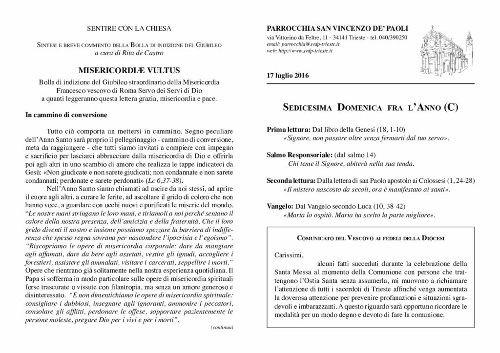 Avvisi del 17/07/2016