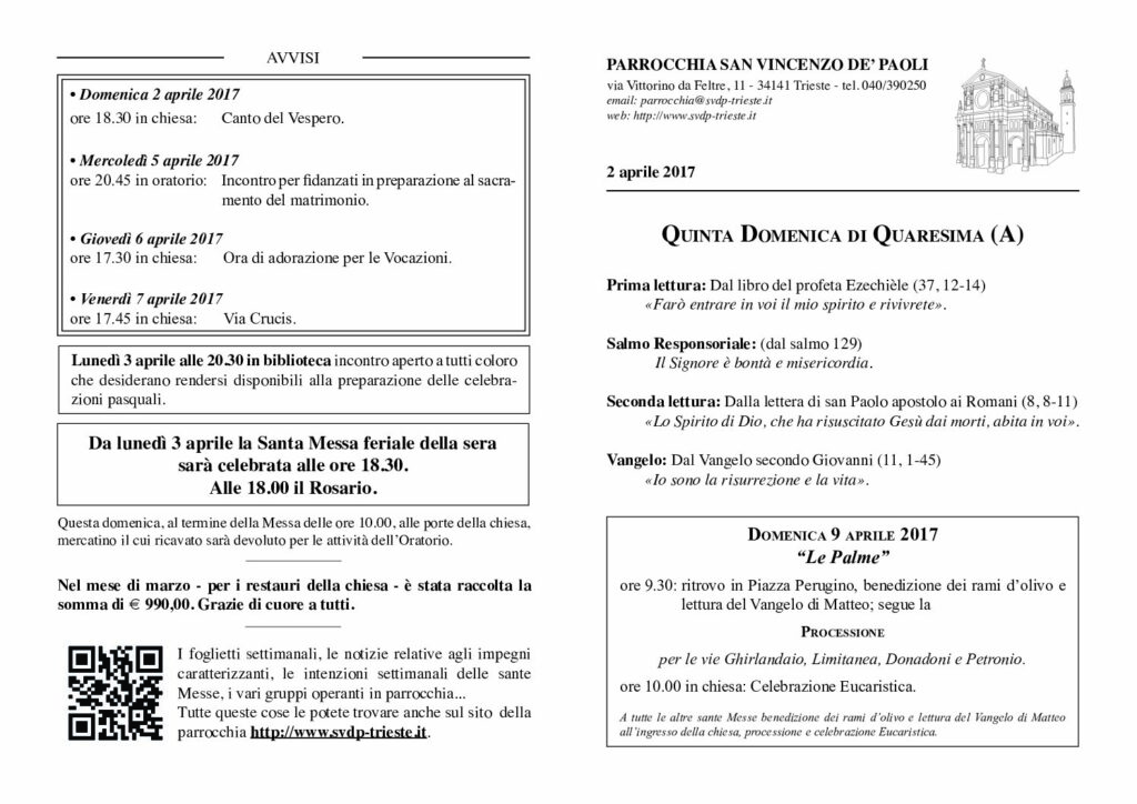 Avvisi del 02/04/2017