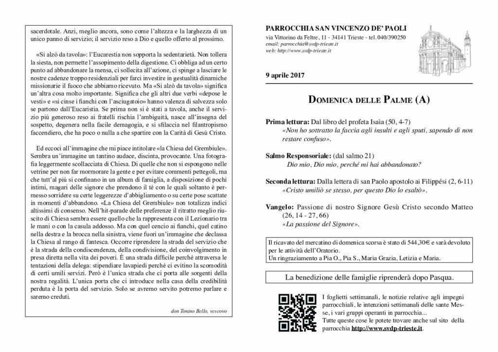 Avvisi del 09/04/2017