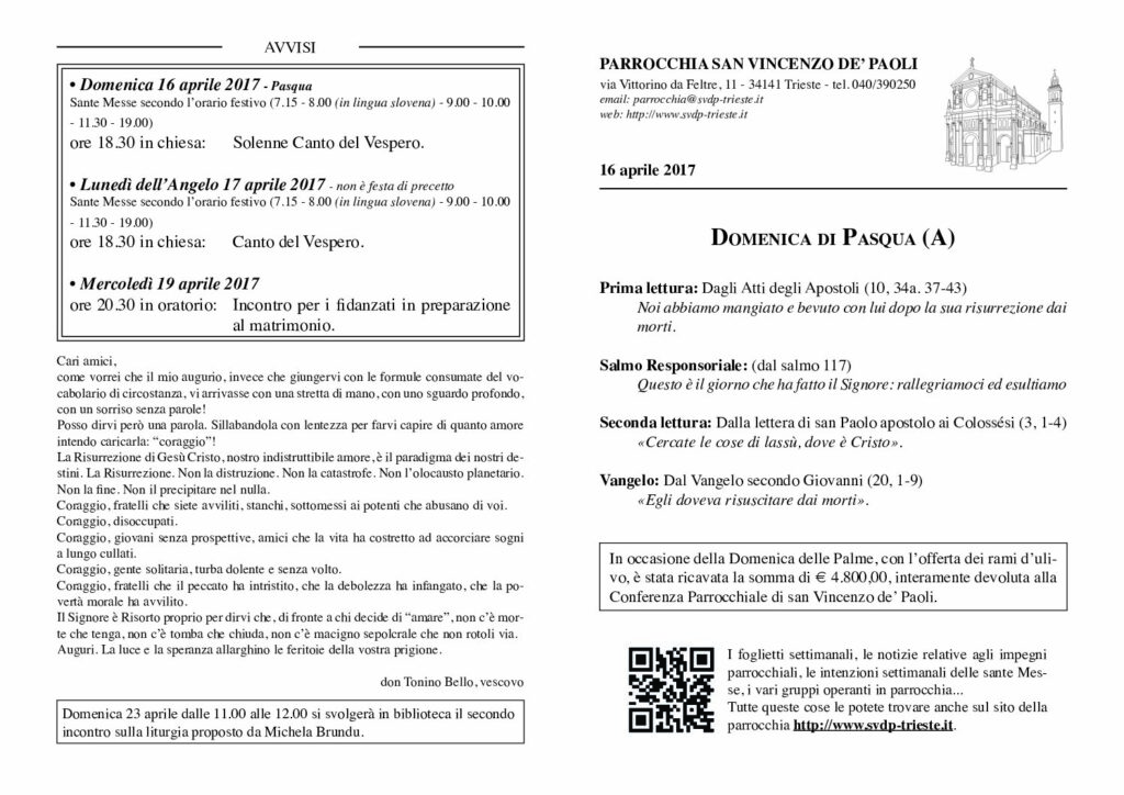 Avvisi del 16/04/2017