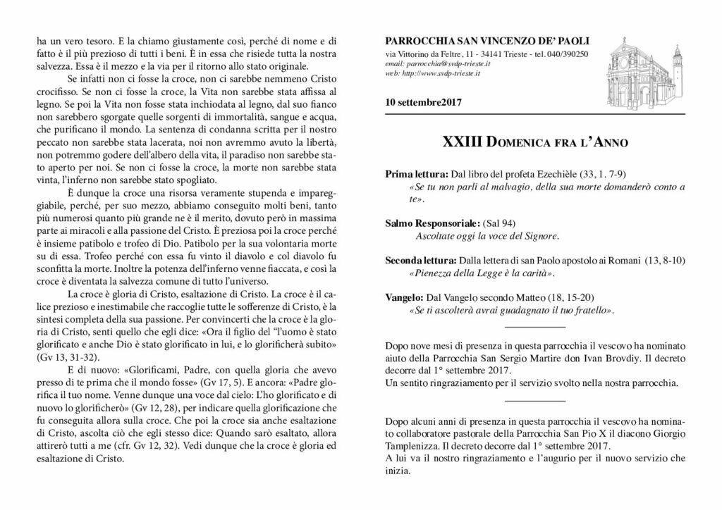 Avvisi del 10/09/2017