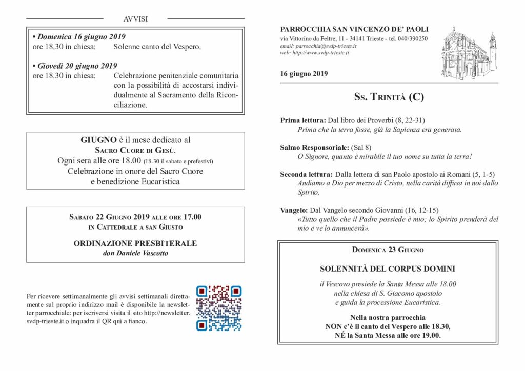 Avvisi del 16/06/2019