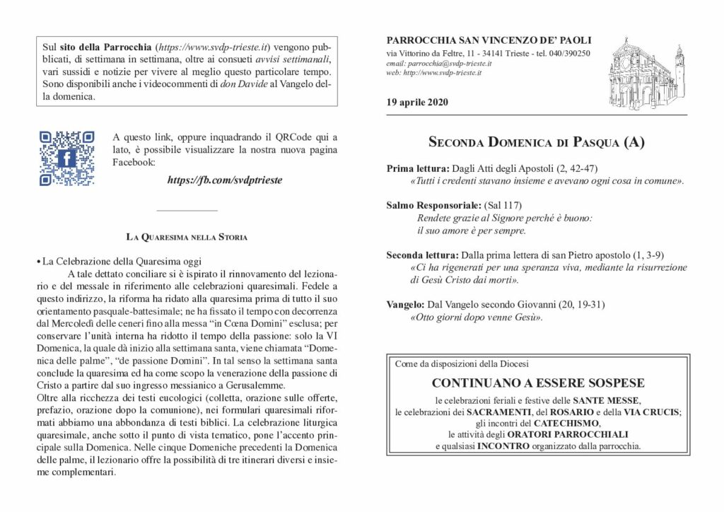 Avvisi del 19/04/2020