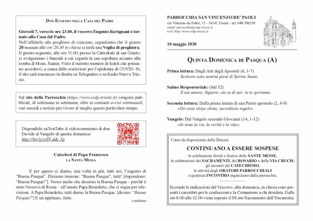 Avvisi del 10/05/2020
