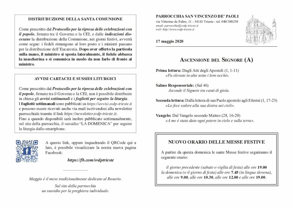 Avvisi del 24/05/2020