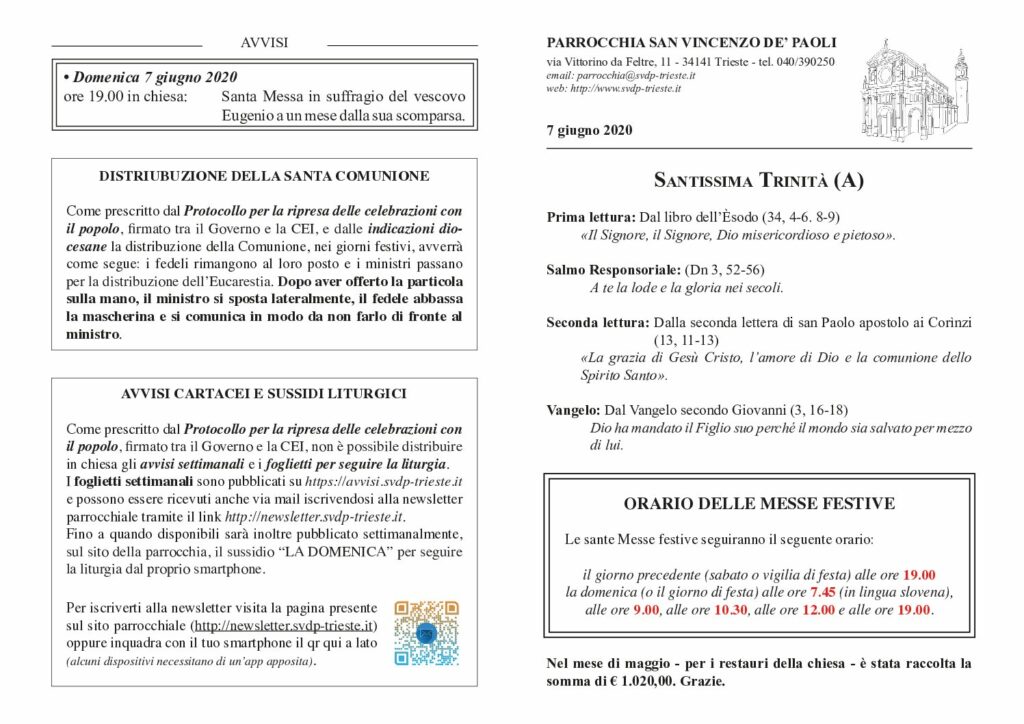 Avvisi del 07/06/2020