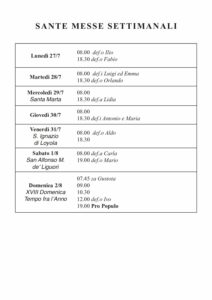 Intenzioni del 19/07/2021