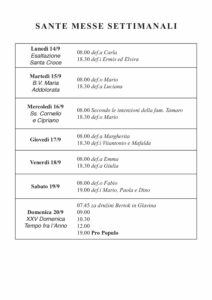 Intenzioni del 14/09/2020