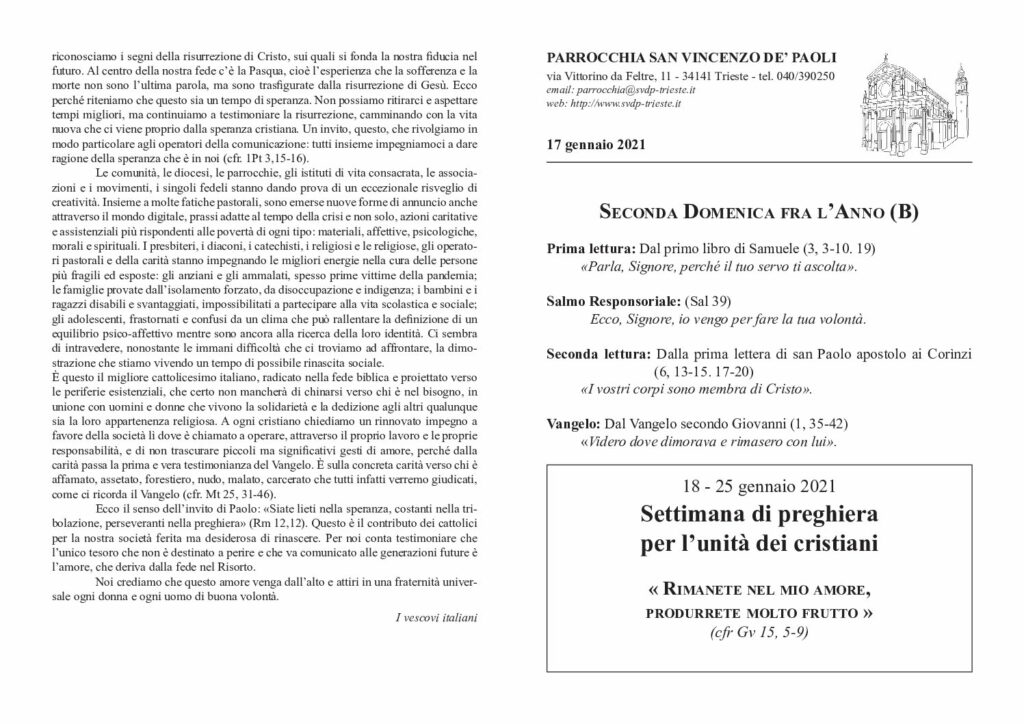 Avvisi del 17/01/2021