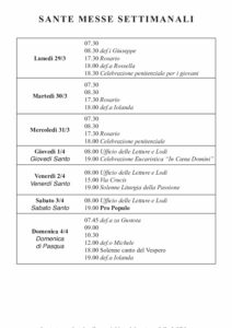Intenzioni del 29/03/2021