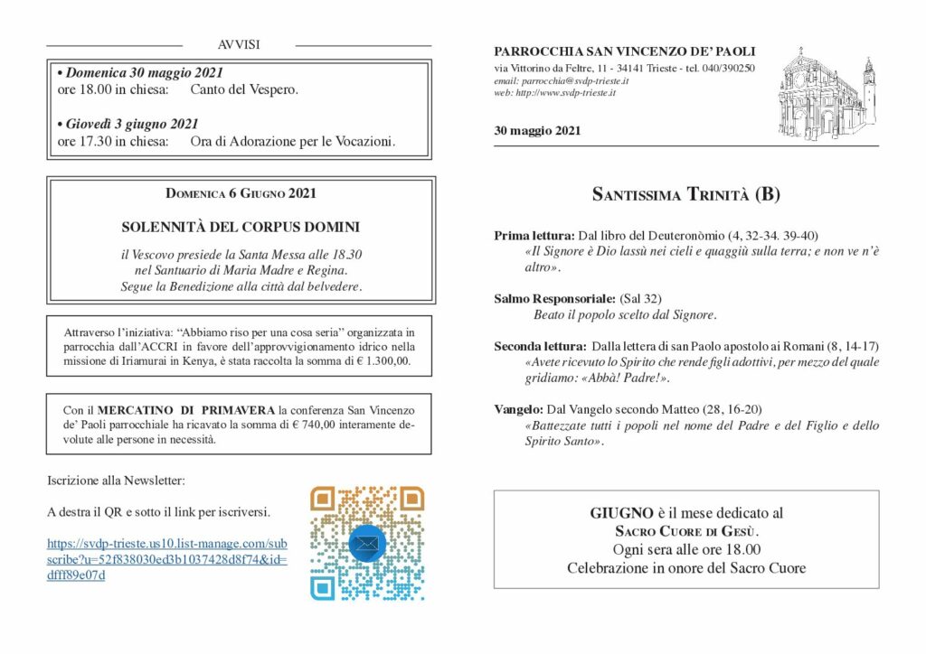 Avvisi del 30/05/2021