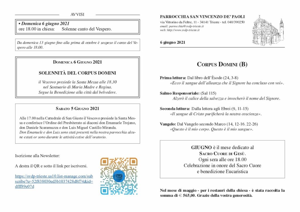 Avvisi del 06/06/2021