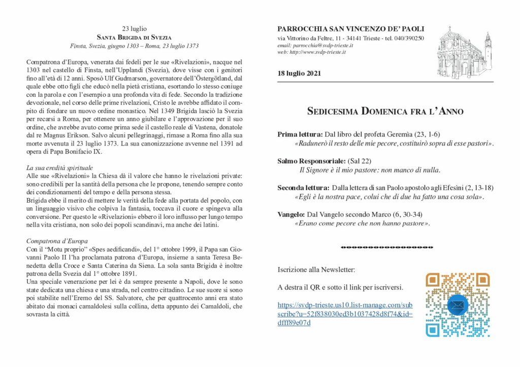 Avvisi del 18/07/2021