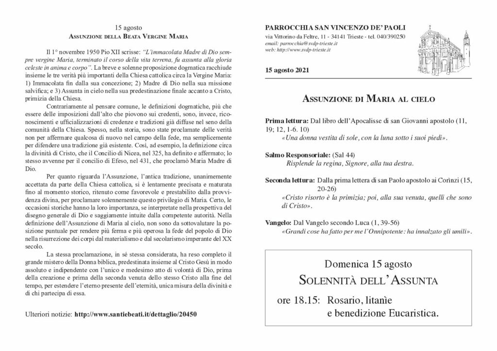 Avvisi del 15/08/2021