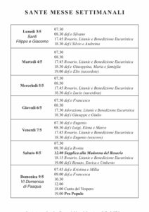 Intenzioni del 03/05/2021
