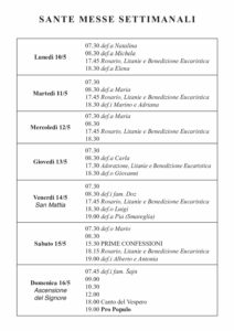 Intenzioni del 10/05/2021
