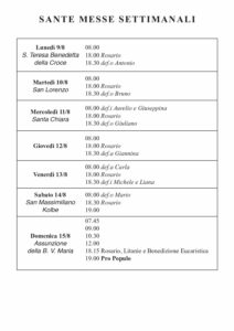 Intenzioni del 09/08/2021