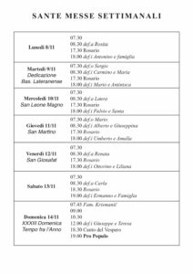 Intenzioni del 08/11/2021
