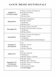 Intenzioni del 17/01/2022