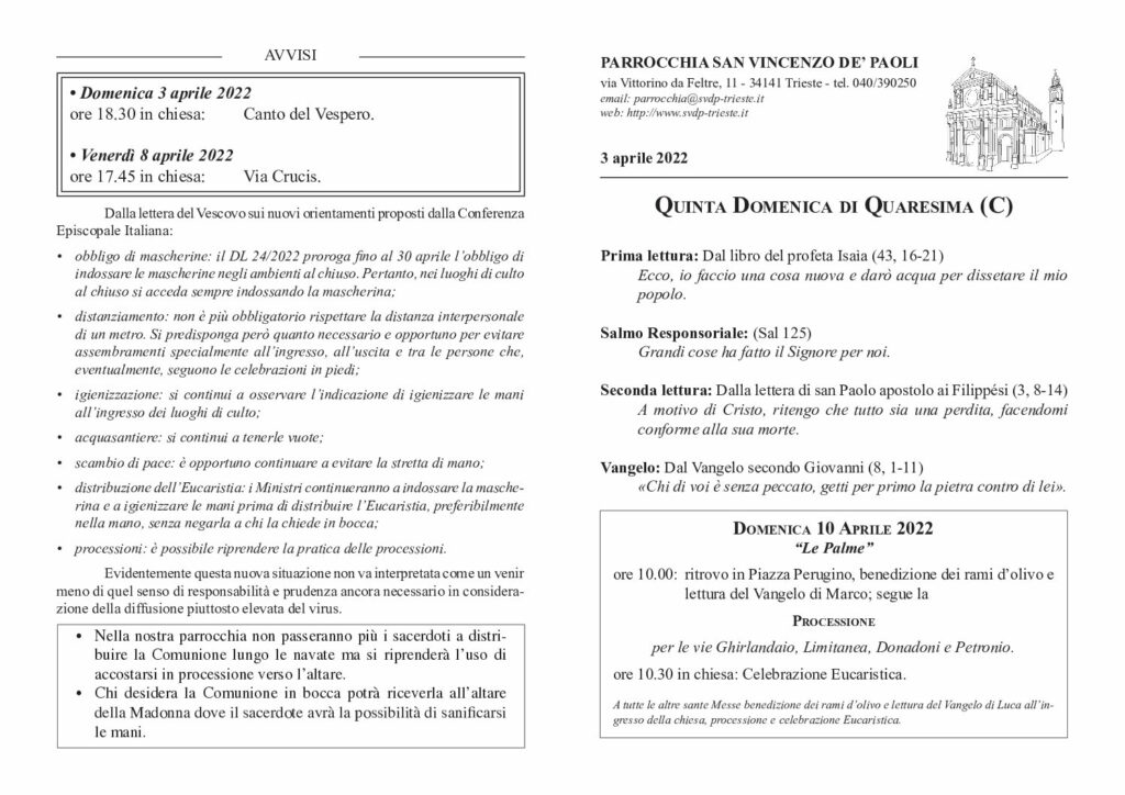 Avvisi del 03/04/2022