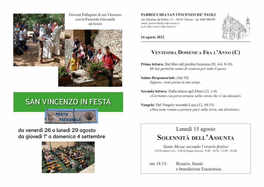 Avvisi del 14/08/2022