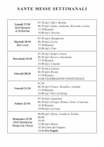 Intenzioni del 17/10/2022