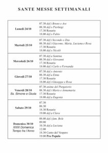 Intenzioni del 24/10/2022