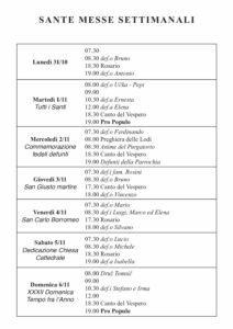 Intenzioni del 31/10/2022