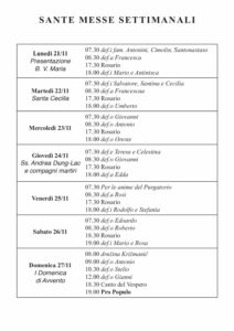Intenzioni del 21/11/2022
