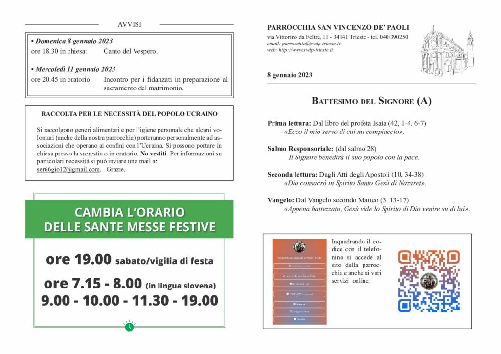 Avvisi del 08/01/2023