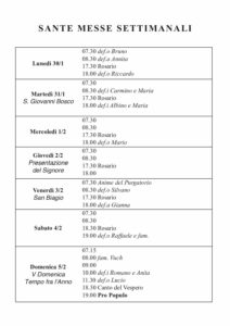 Intenzioni del 30/01/2023