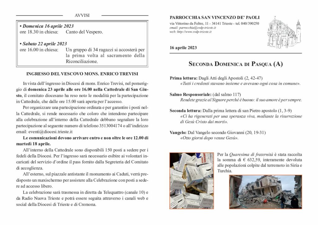 Avvisi del 16/04/2023