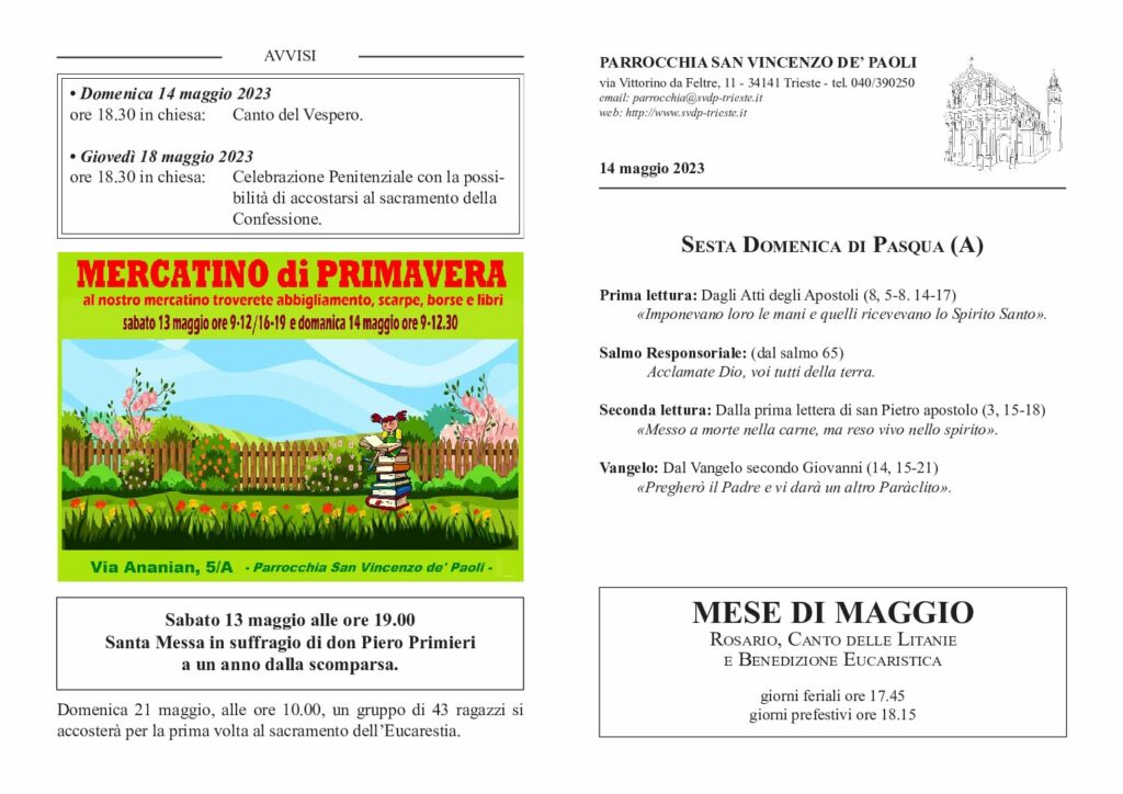 Avvisi del 14/05/2023