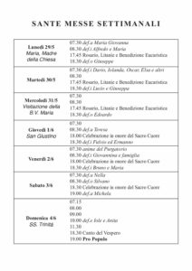 Intenzioni del 29/05/2023