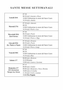 Intenzioni del 26/06/2023