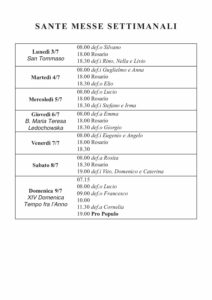 Intenzioni del 03/07/2023